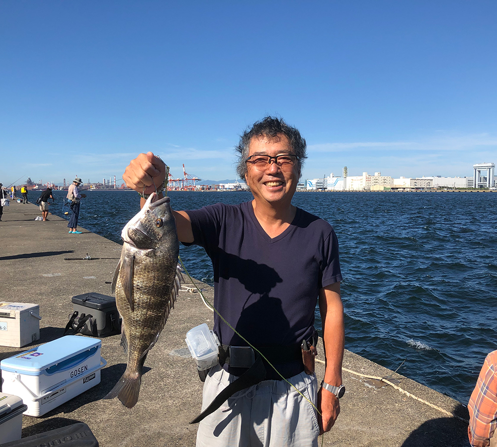 秋晴れは、黒鯛の数釣り