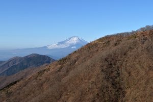 花立山荘からの富士山