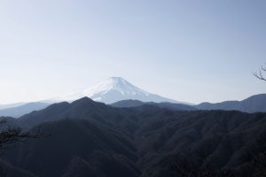加入道山から見える富士山